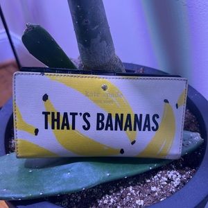 Kate Spade “that’s bananas” long wallet